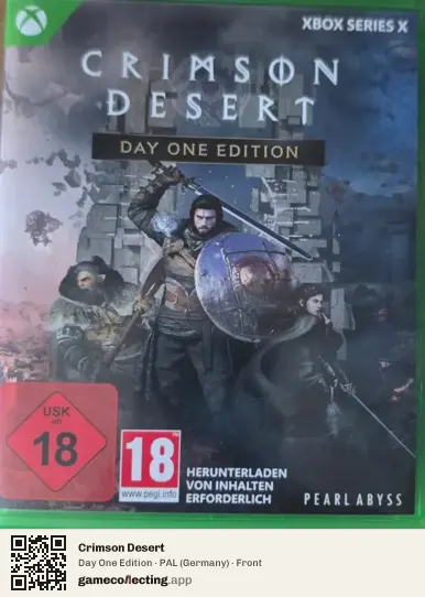 Crimson Desert Xbox Series X, Germany box front