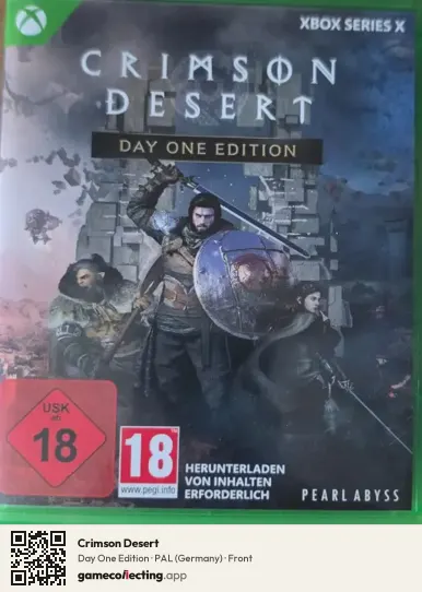 Crimson Desert Xbox Series X, Germany box front