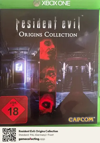 Resident Evil: Origins Collection Xbox One, Germany box front