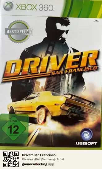 Driver: San Francisco Xbox 360, Germany box front