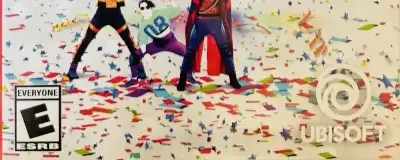 Just Dance 2019, the ESRB box on its front