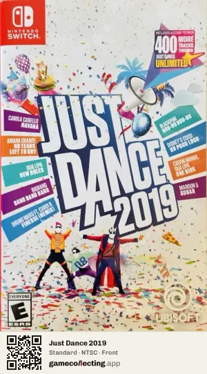 Just Dance 2019 Nintendo Switch, NTSC box front