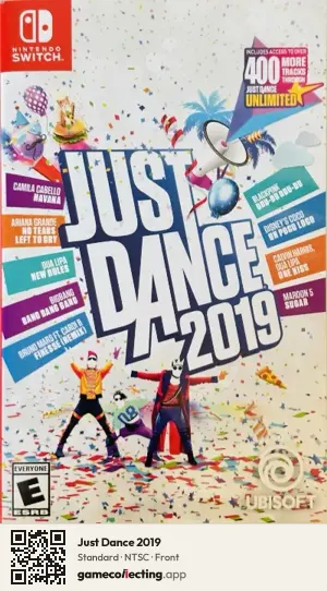 Just Dance 2019 Nintendo Switch, NTSC box front