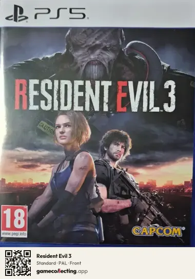 Resident Evil 3 PlayStation 5, PAL box front