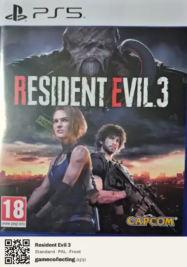 Resident Evil 3 PlayStation 5, PAL box front