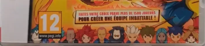 Inazuma Eleven 2: Firestorm, the PEGI square on its front