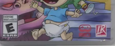 Rugrats: Adventures in Gameland, the ESRB box on its front
