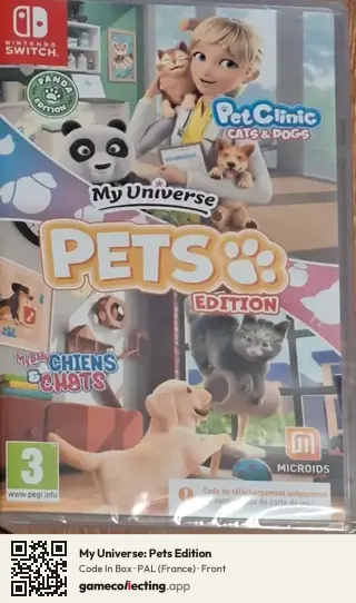 My Universe: Pets Edition Nintendo Switch, France box front
