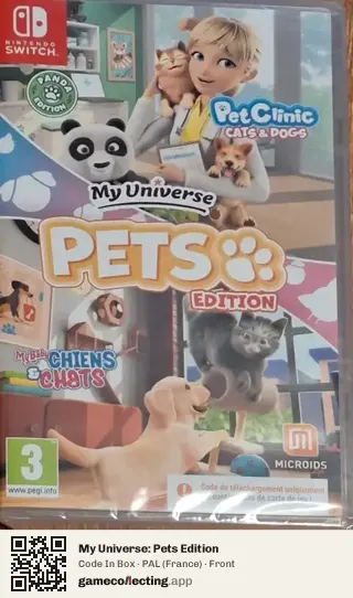 My Universe: Pets Edition Nintendo Switch, France box front