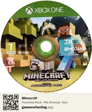 Minecraft Xbox One, PAL disc