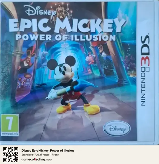 Disney Epic Mickey: Power of Illusion Nintendo 3DS, France box front