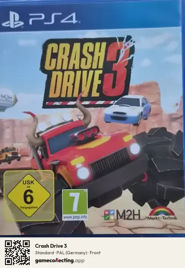 Crash Drive 3 PlayStation 4, Germany box front