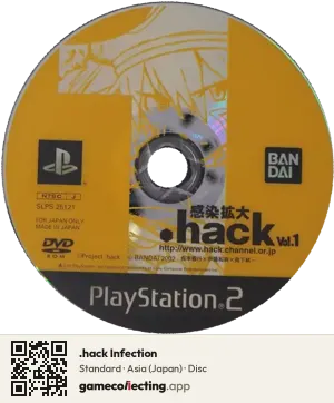 .hack Infection PlayStation 2, Asia disc