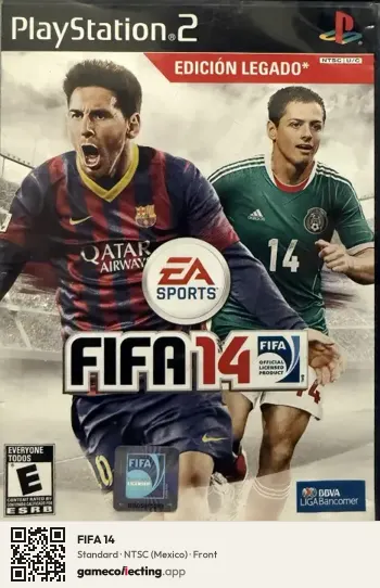 FIFA 14 PlayStation 2, Mexico box front