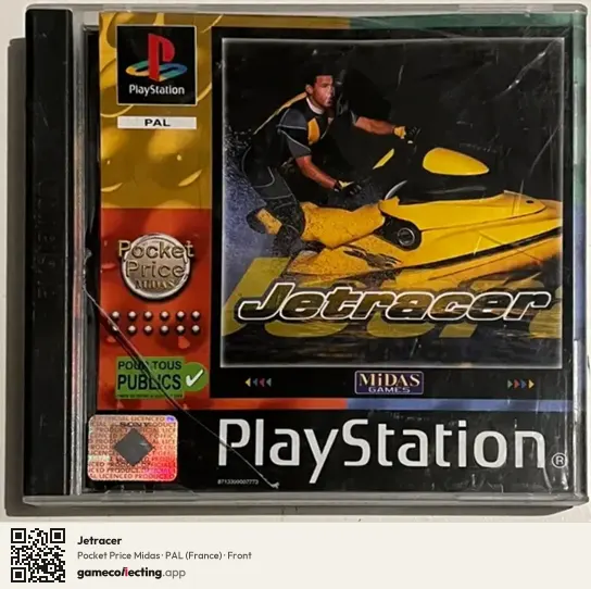 Jetracer PlayStation, France box front