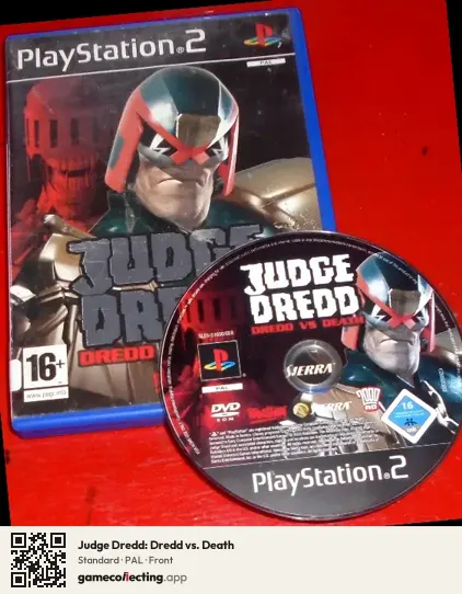 Judge Dredd: Dredd vs. Death PlayStation 2, PAL box front