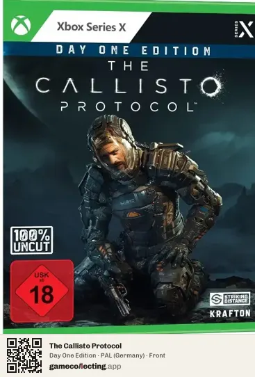 The Callisto Protocol Xbox Series X, Germany box front