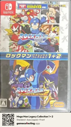 Mega Man Legacy Collection 1 + 2 Nintendo Switch, Asia box front