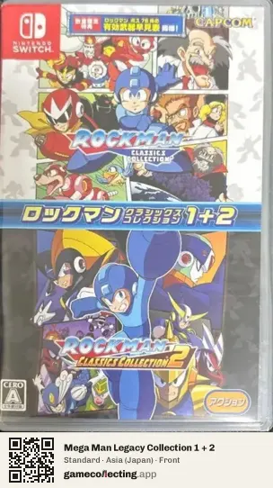 Mega Man Legacy Collection 1 + 2 Nintendo Switch, Asia box front