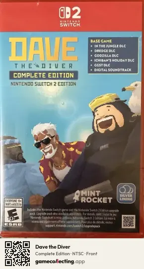 Dave the Diver Nintendo Switch 2, NTSC box front