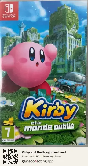Kirby and the Forgotten Land Nintendo Switch, France box front