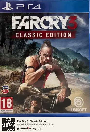 Far Cry 3: Classic Edition PlayStation 4, Poland box front