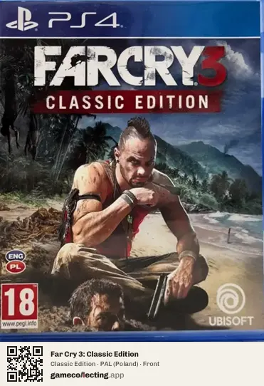 Far Cry 3: Classic Edition PlayStation 4, Poland box front