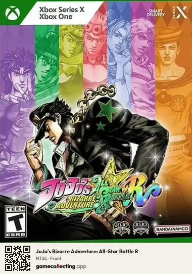 JoJo's Bizarre Adventure: All-Star Battle R Xbox Series X, NTSC box front