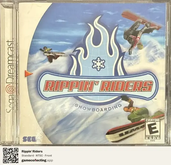 Rippin' Riders Sega Dreamcast, NTSC box front