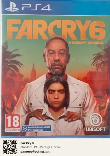 Far Cry 6 PlayStation 4, Portugal box front