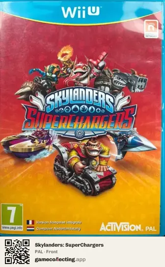 Skylanders: SuperChargers Nintendo Wii U, PAL box front