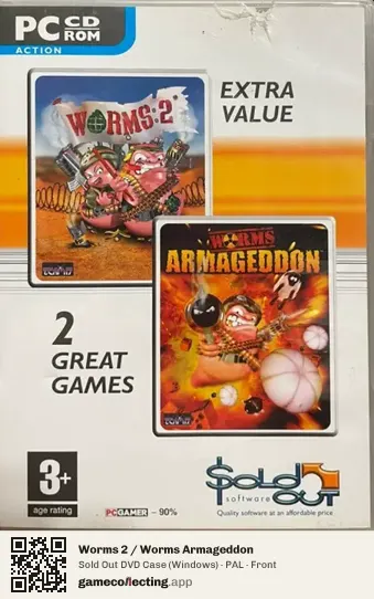 Worms 2 / Worms Armageddon Computer, PAL box front