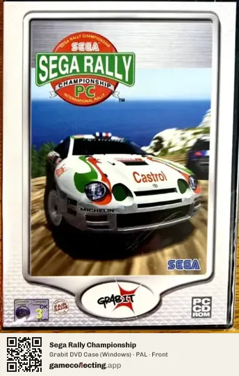 Sega Rally Championship Computer, PAL box front