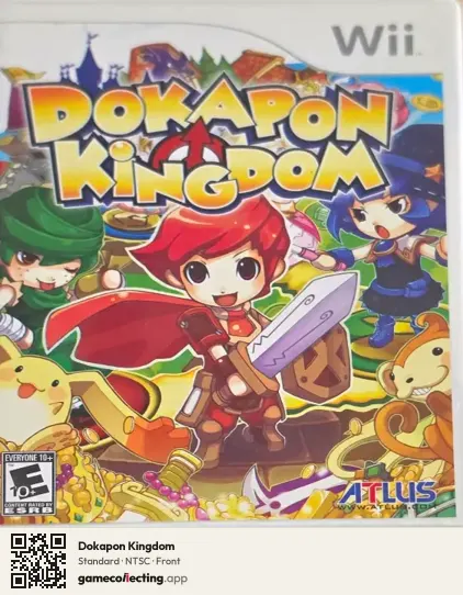 Dokapon Kingdom Nintendo Wii, NTSC box front