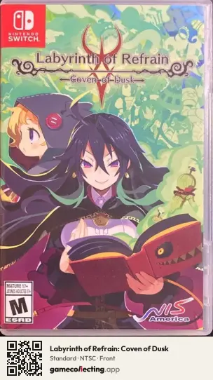 Labyrinth of Refrain: Coven of Dusk Nintendo Switch, NTSC box front