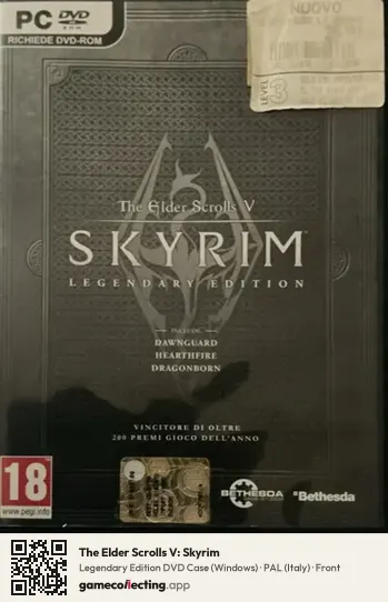 The Elder Scrolls V: Skyrim Computer, Italy box front
