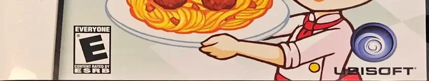 Happy Cooking, the ESRB box on its front