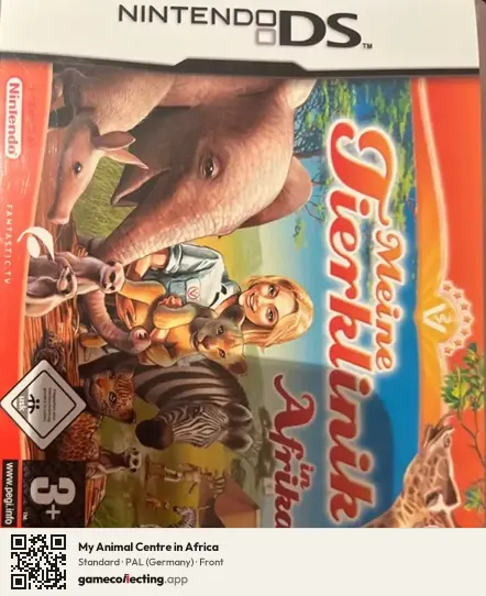 My Animal Centre in Africa Nintendo DS, Germany box front