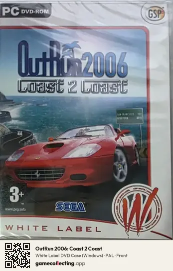 OutRun 2006: Coast 2 Coast Computer, PAL box front