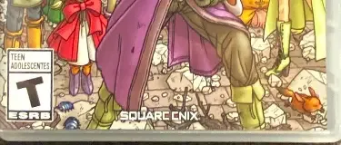 Dragon Quest XI S: Echoes of an Elusive Age, the ESRB box on its front