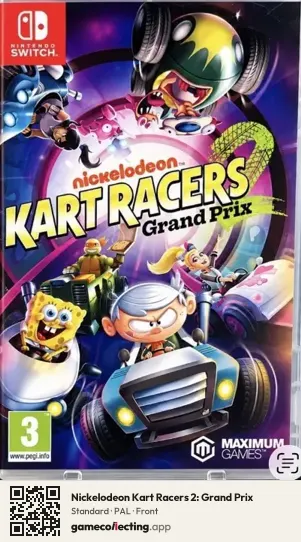 Nickelodeon Kart Racers 2: Grand Prix Nintendo Switch, PAL box front