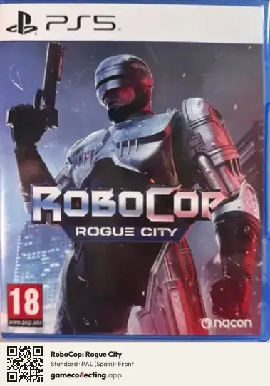 RoboCop: Rogue City PlayStation 5, Spain box front
