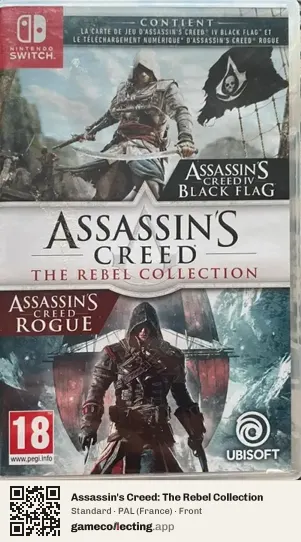 Assassin's Creed: The Rebel Collection Nintendo Switch, France box front