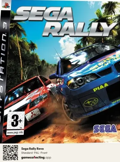 Sega Rally Revo PlayStation 3, PAL box front
