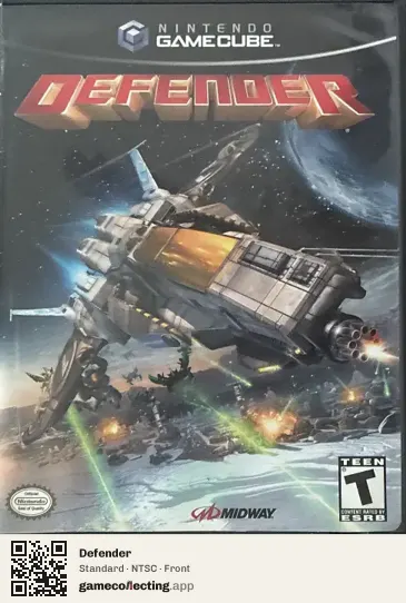 Defender Nintendo GameCube, NTSC box front