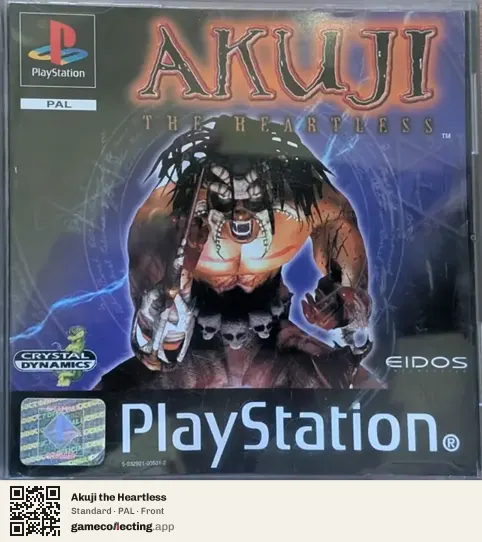 Akuji the Heartless PlayStation, PAL box front