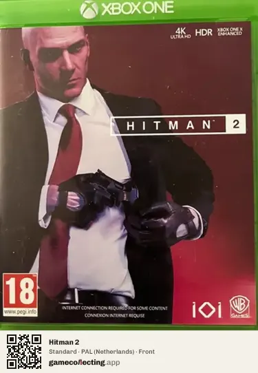 Hitman 2 Xbox One, Netherlands box front
