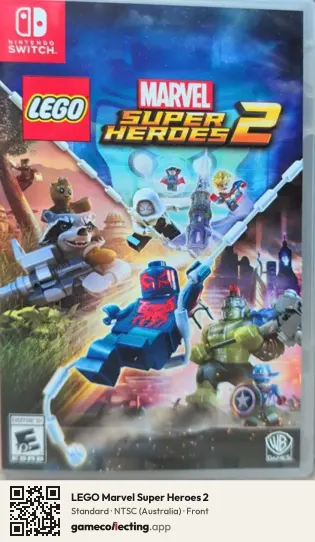 LEGO Marvel Super Heroes 2 Nintendo Switch, Australia box front