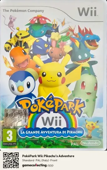PokéPark Wii: Pikachu's Adventure Nintendo Wii, Italy box front