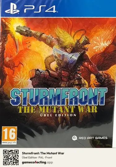 Sturmfront: The Mutant War PlayStation 4, PAL box front
